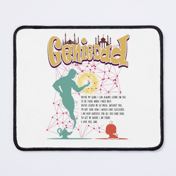 Item preview, Genie Dad (W-Rectro),You’re my genie I can always count on you to be there when I need help.,Happy Father's Day T-Shirt, Father's Day Gift, Moustache Shirt designed and sold by Vaccine159.