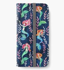 Merry Mermaids in Watercolor iPhone Wallet/Case/Skin