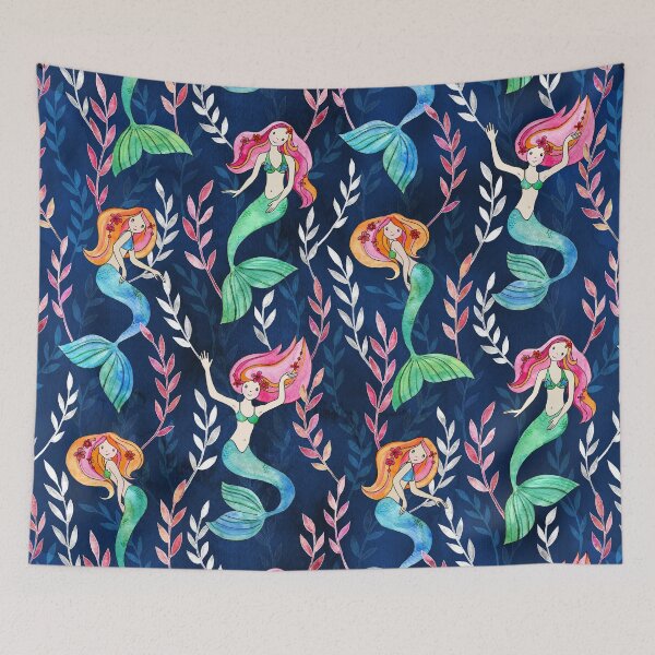 Item preview, Merry Mermaids in Watercolor  designed and sold by micklyn.