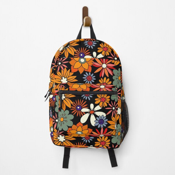 Item preview, Retro 1960's Orange And Yellow Floral Pattern designed and sold by DEC02.