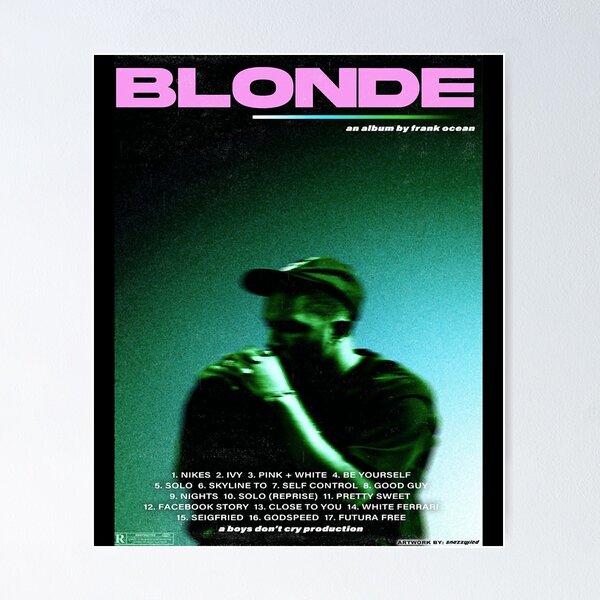 Frank Ocean Endless Posters for Sale | Redbubble