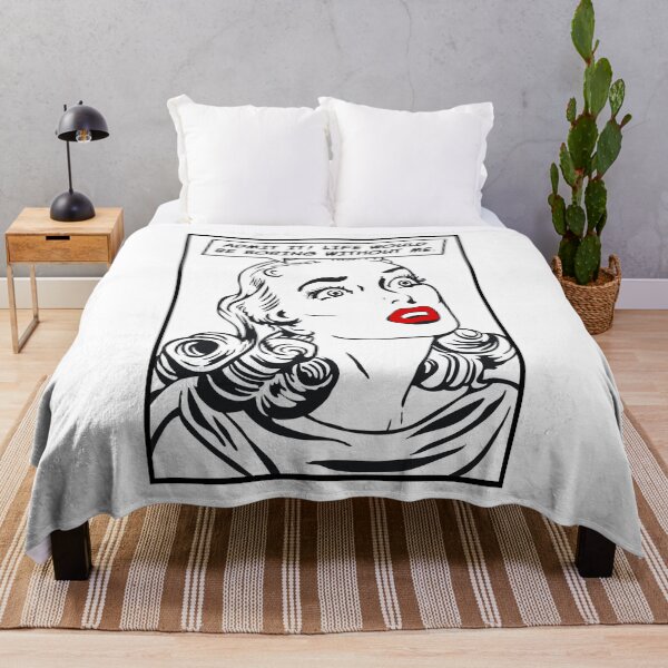 Item preview, Admit It Life Would Be Boring Without Me Funny Pop Art Girl designed and sold by GrandeDuc.