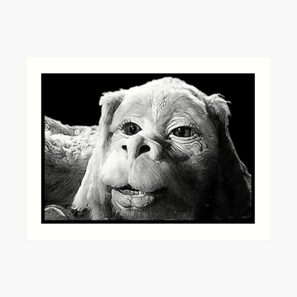 Falkor The Luck Dragon From The Neverending Story Design Art Print
