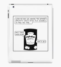 Alphabet Spaghetti iPad Case/Skin