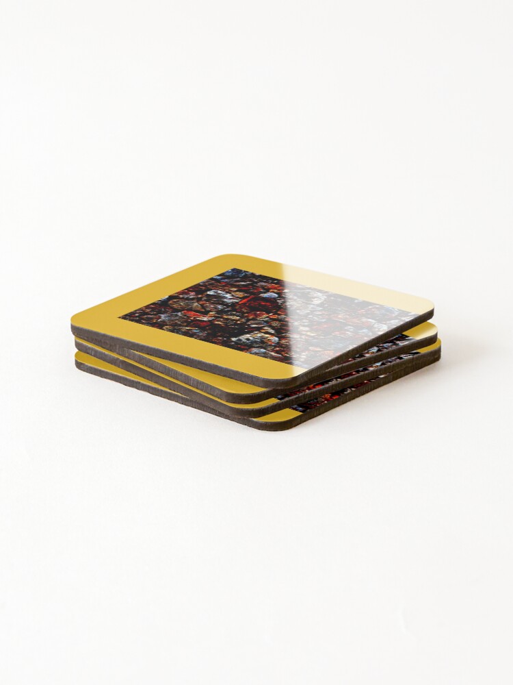 Thumbnail 4 of 5, Coasters (Set of 4), Stone Color effect - Stone Color Pattern designed and sold by AnLeDesign.