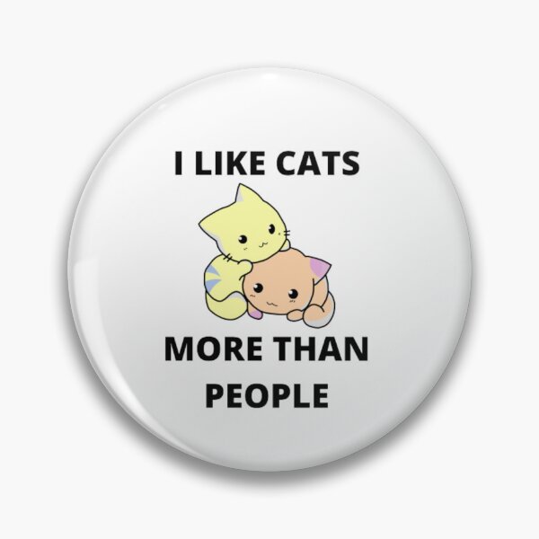 Item preview, I like cats more than people-cat lover-pet-cat mom-cat dad-i love cats designed and sold by PacePoint.