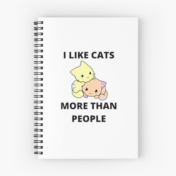 Item preview, I like cats more than people-cat lover-pet-cat mom-cat dad-i love cats designed and sold by PacePoint.