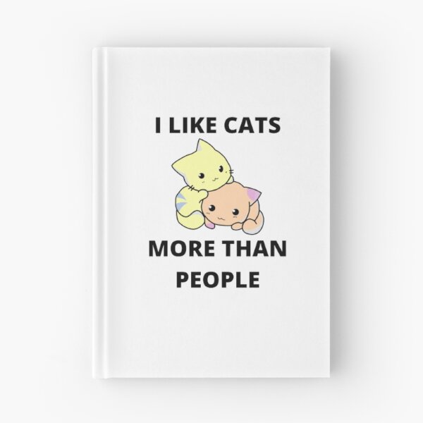Item preview, I like cats more than people-cat lover-pet-cat mom-cat dad-i love cats designed and sold by PacePoint.