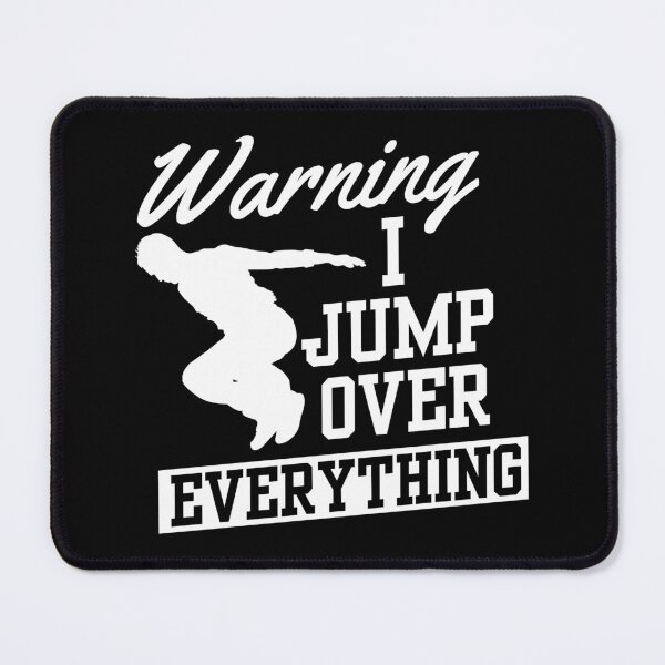 Item preview, Warning I Jump Over Everything Parkour Runner Gift designed and sold by haselshirt.