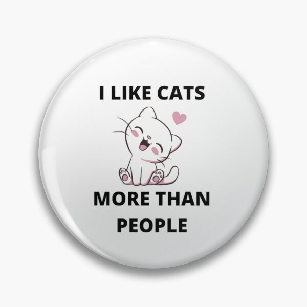 Item preview,  like cats more than people-cat lover-pet-cat mom-cat dad-i love cats designed and sold by PacePoint.