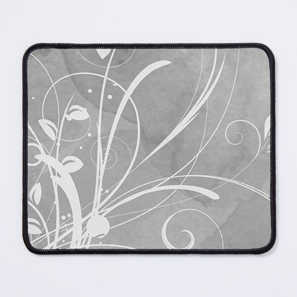 Item preview, Abstract Floral Art Grey white designed and sold by Tshirtstory.