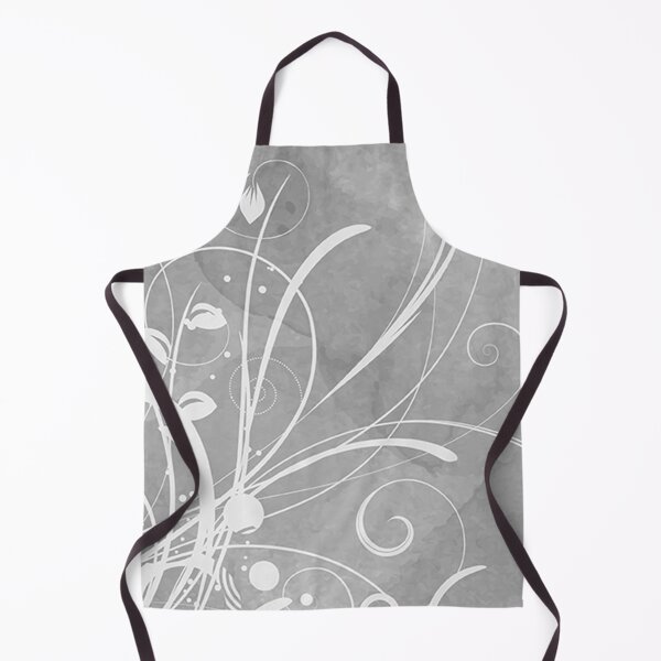 Item preview, Abstract Floral Art Grey white  designed and sold by Tshirtstory.