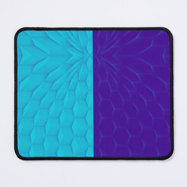Item preview, This way to Teal and Purple  Half Retro tiles geometric design  designed and sold by SpArtk.