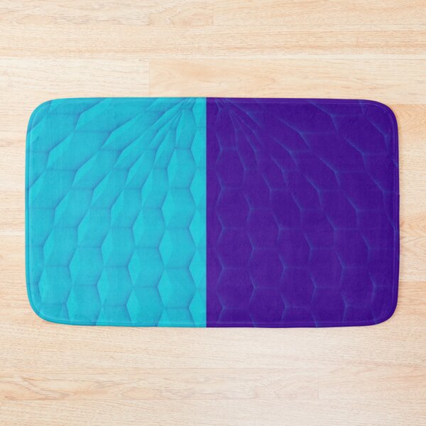 Item preview, This way to Teal and Purple  Half Retro tiles geometric design  designed and sold by SpArtk.