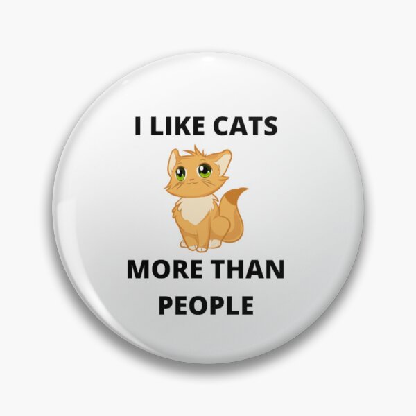 Item preview, I like cats more than people-cat lover-pet-cat mom-cat dad-i love cats designed and sold by PacePoint.