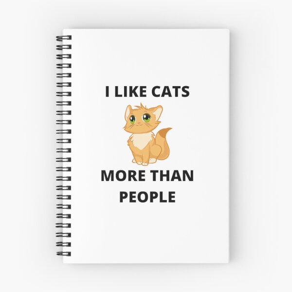 Item preview, I like cats more than people-cat lover-pet-cat mom-cat dad-i love cats designed and sold by PacePoint.