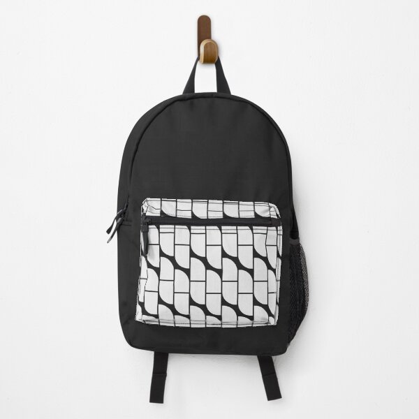 Item preview, Abstract black and white pattern curve modern designed and sold by NotCD.