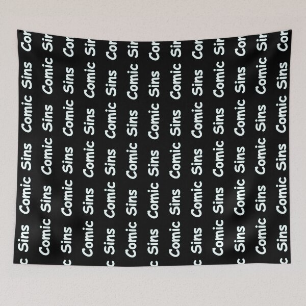 Item preview, comic sins in comic sans novelty t-shirt designed and sold by Scott C. L. Hollingsworth.