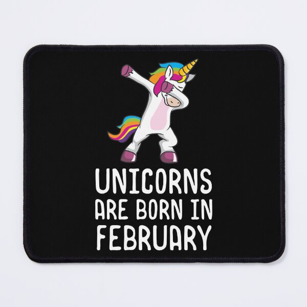 Item preview, Unicorns Are Born In February Shirt Birthday Month Gift Tee designed and sold by haselshirt.