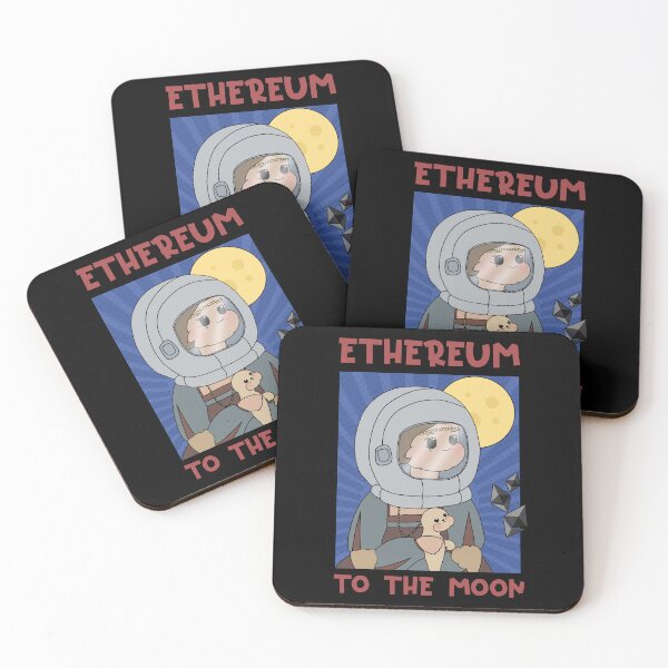 Item preview, The Lady with an Ermin Crypto Ethereum To The Moon Astronaut designed and sold by Annisa Yuwanda.