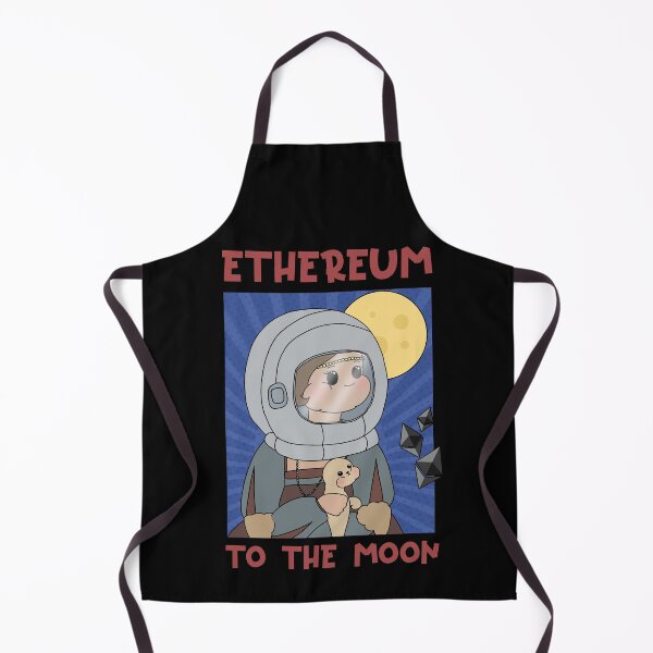Item preview, The Lady with an Ermin Crypto Ethereum To The Moon Astronaut designed and sold by Annisa Yuwanda.