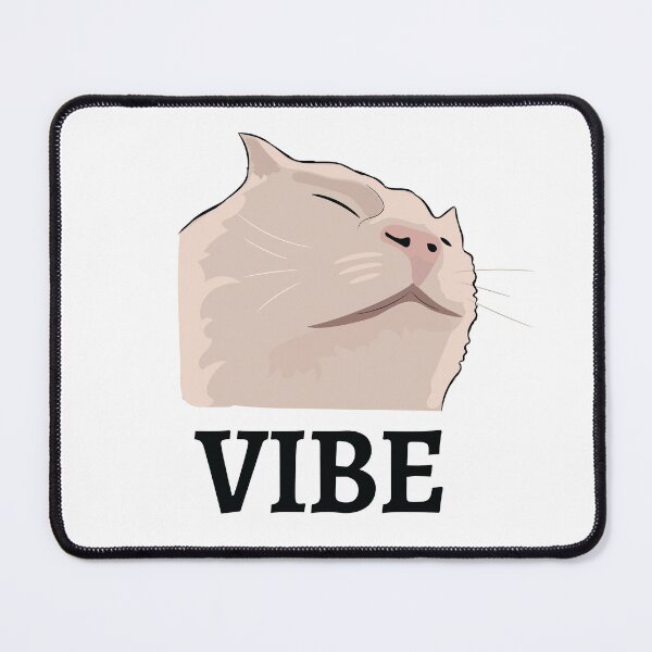 Item preview, Vibing or vibe cat emote dank meme catjam designed and sold by alltheprints.