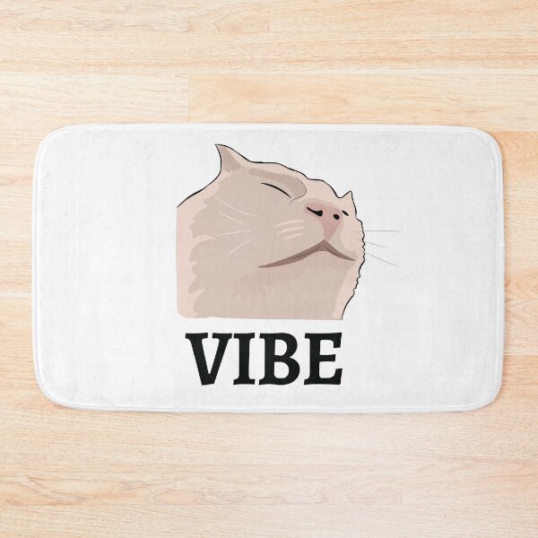 Item preview, Vibing or vibe cat emote dank meme catjam designed and sold by alltheprints.
