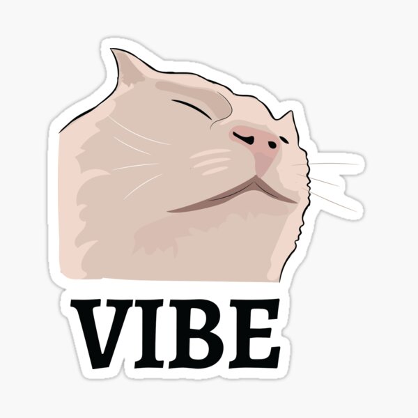 Cat Vibing Sticker by Hustle Inspires Hustle™ for iOS & Android