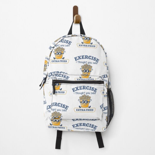 Item preview, Exercise I Thought You Said Extra Fries: designed and sold by crazydotdesigns.