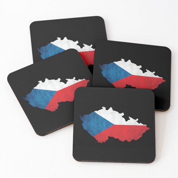Item preview, Czech Republic - country border in national flag designed and sold by Mohja-Design.