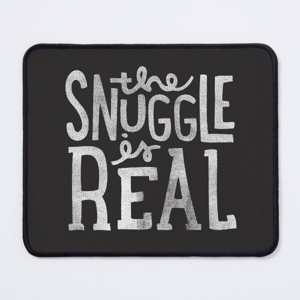 Item preview, Snuggle is Real - Black designed and sold by cabinsupplyco.