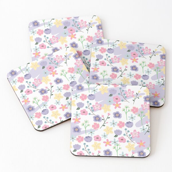 Item preview, Spring Flowers with splashes of pastel purple designed and sold by DigitalCutFile.