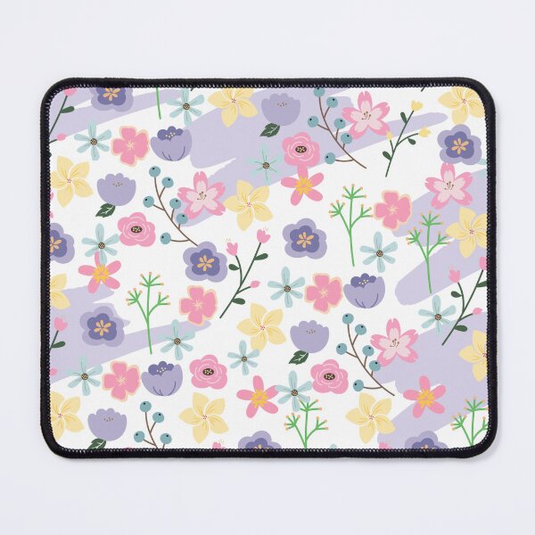 Artikelvorschau, Frühlingsblumen mit Spritzern von Pastellviolett entworfen und verkauft von DigitalCutFile.
