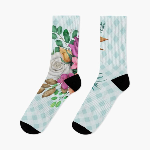 Item preview, Pretty vintage rose bouquet and gingham, cottagecore aesthetic collection 2 of 3 designed and sold by Orianah.