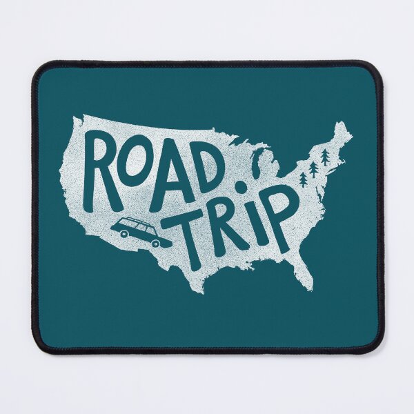 Item preview, Road Trip USA - blue designed and sold by cabinsupplyco.