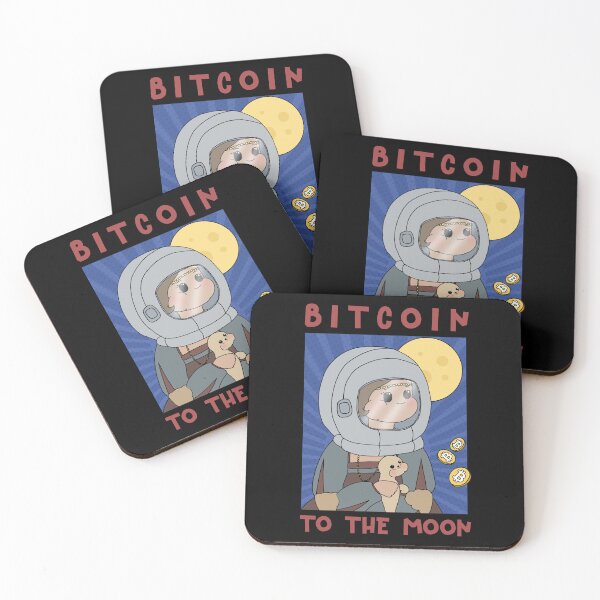 Item preview, The Lady with an Ermin Crypto Bitcoin To The Moon Astronaut designed and sold by Annisa Yuwanda.