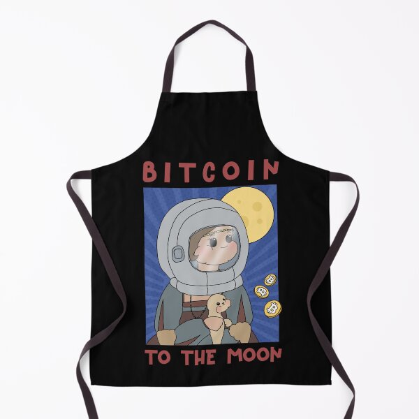 Item preview, The Lady with an Ermin Crypto Bitcoin To The Moon Astronaut designed and sold by Annisa Yuwanda.