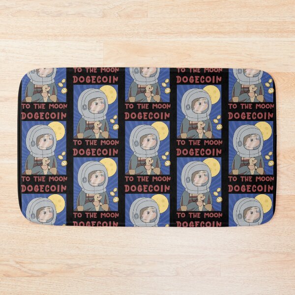 Item preview, The Lady with an Ermin Crypto Dogecoin To The Moon Astronaut designed and sold by Annisa Yuwanda.