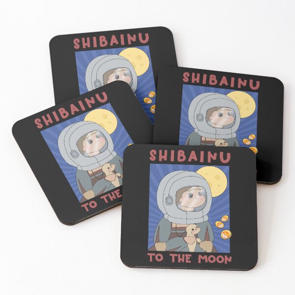Item preview, The Lady with an Ermin Crypto Shiba Inu Coin To The Moon Astronaut designed and sold by Annisa Yuwanda.