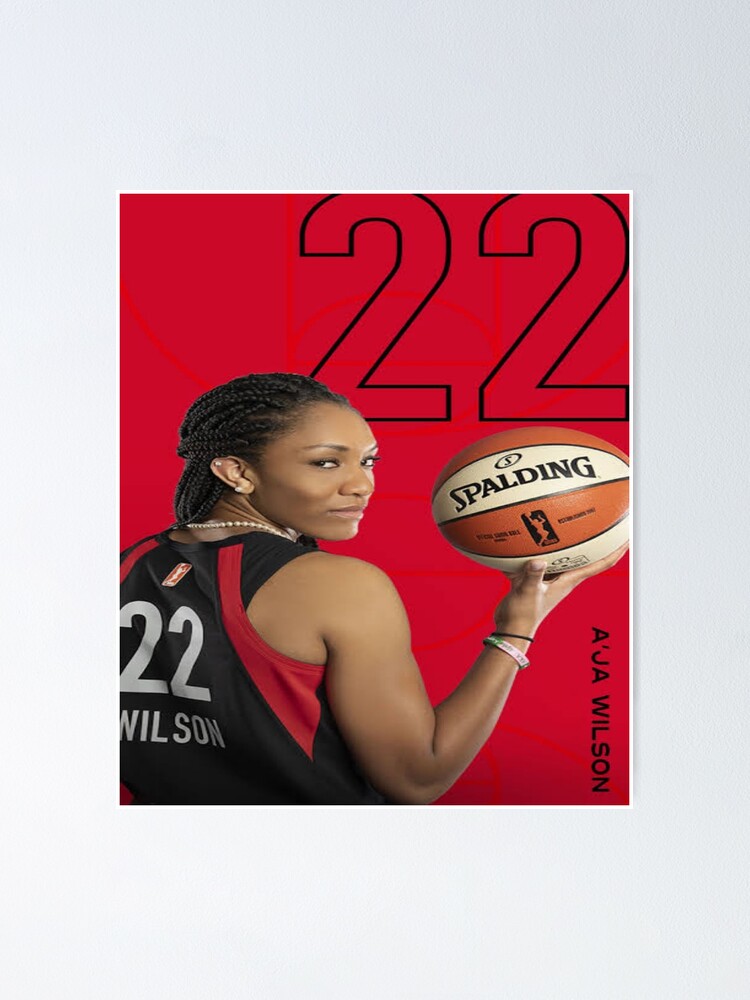 Aja Wilson Wnba Poster For Sale By Digiartz Redbubble