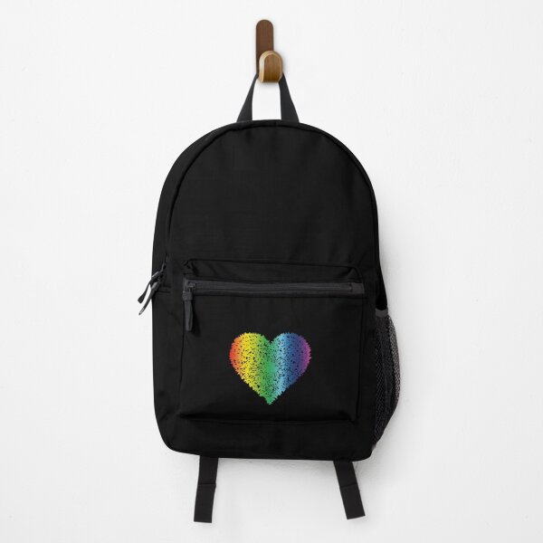 Item preview, LGBT Pride Gay Splash Heart Rainbow Gift Idea designed and sold by haselshirt.
