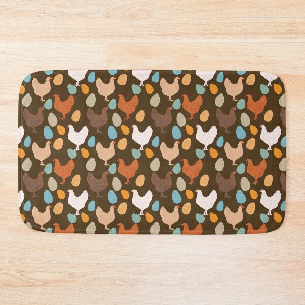 Item preview, Chickens and eggs brown designed and sold by frumpybuncrafts.