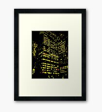 Urban Hatches NYC Framed Print