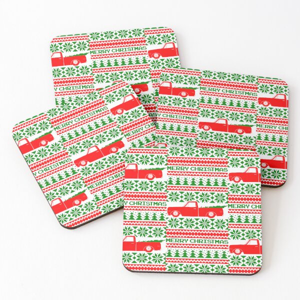 Item preview, Chevy C10 Ugly Christmas Sweater Style designed and sold by FlatSixGraphics.