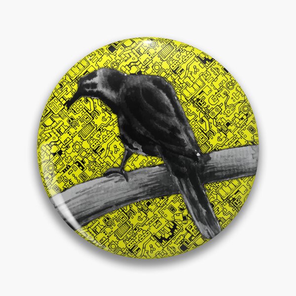 Item preview, cyber raven - yellow designed and sold by cam-graphics.