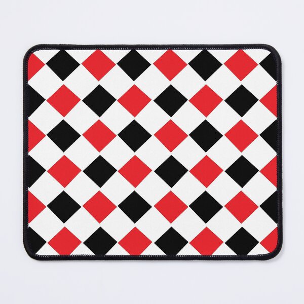 Item preview, Black and Red Argyle Pattern designed and sold by Nisha Prabhu.