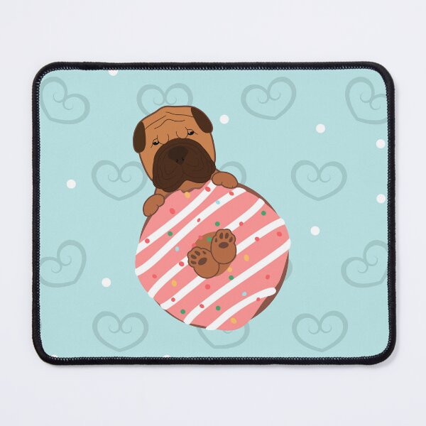 Item preview, Love Shar Pei Puppy and Donut designed and sold by Lulupainting.