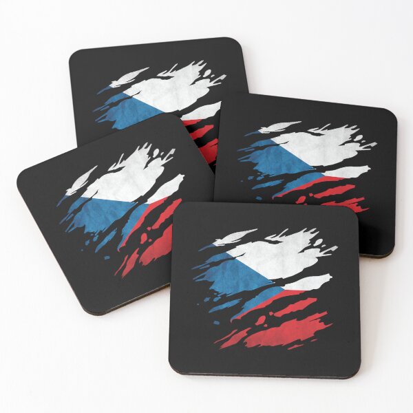 Item preview, Czech Republic - national flag, scratches, cracks designed and sold by Mohja-Design.