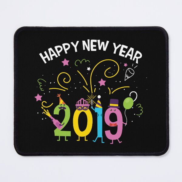 Item preview, 2019 Happy New Year Fun Fireworks New Year's Eve Gift designed and sold by haselshirt.