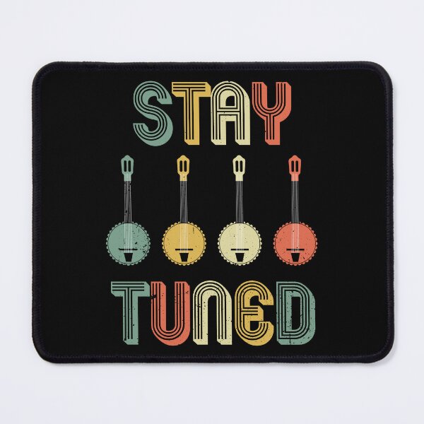 Item preview, Stay Tuned Retro Vintage Banjo Music Instrument Gift designed and sold by haselshirt.
